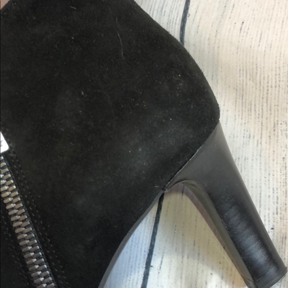 Aquatalia Dona Suede Heeled Kitten Ankle Booties - Picture 10 of 13